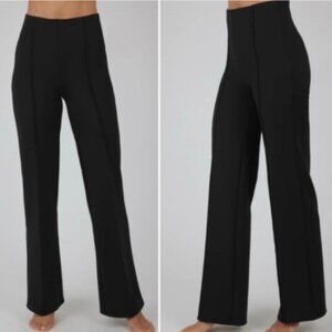 Yogalicious Formatic Scuba Upper West Side Black Straight Leg Pant Size XL NWT